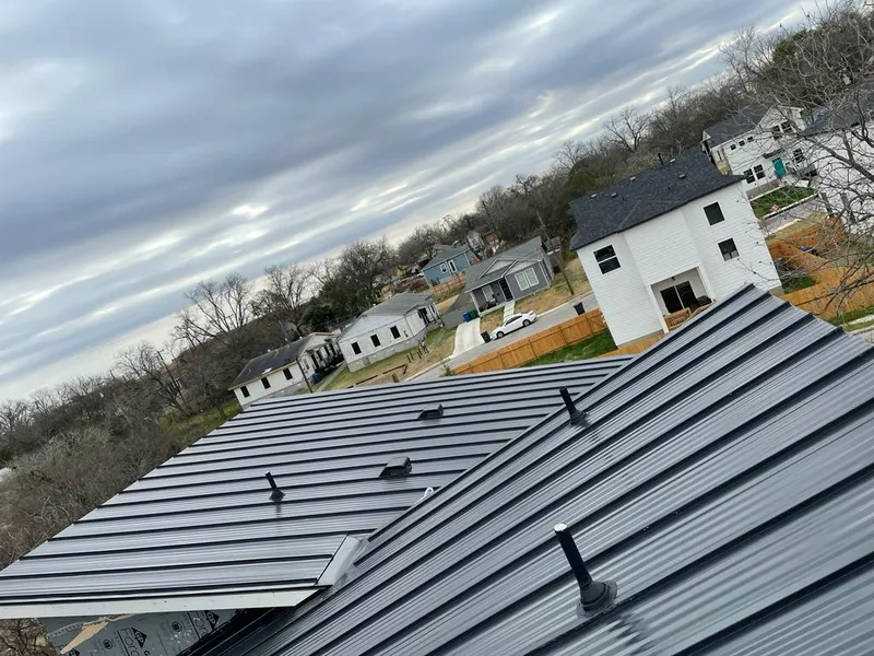 Standing seam metal roof panels with vents for Skylight Repair in South Windsor